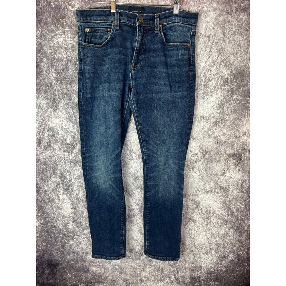 J.CREW Jeans Mens 32 x 30 Blue Selvedge Kurabo skinny J5025 acubi Alt Casual‎